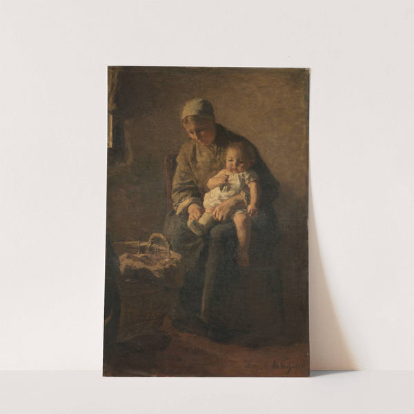 A Mother with her Child (c. 1880 - c. 1899) by Albert Neuhuys