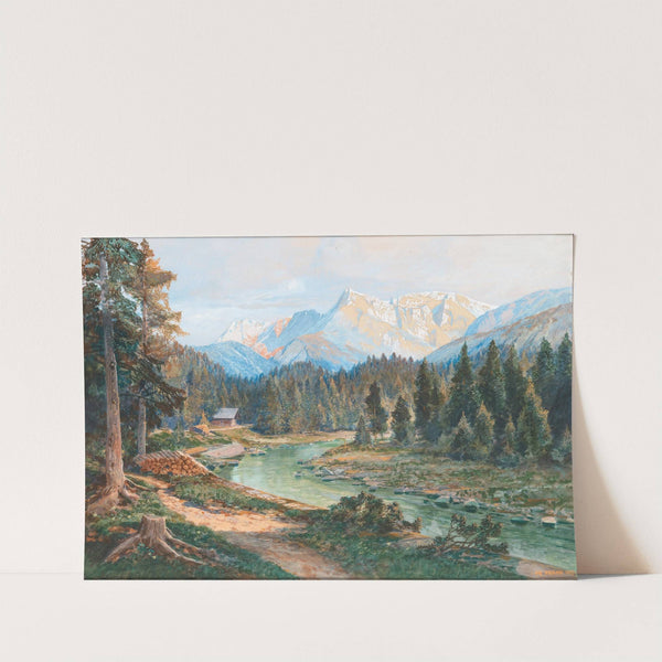 A motif from the Salzburg country side by Friedrich Frank