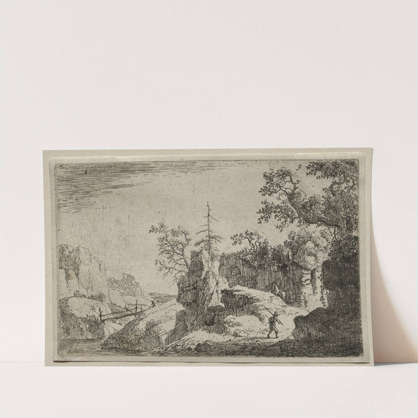 A Mountain Landscape (c. mid 17th century) by Jan van Aken