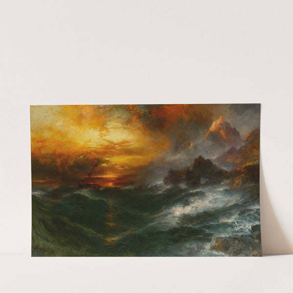 A Mountain of Loadstone-Arabian Nights by Thomas Moran