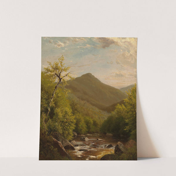 A Mountain Stream by Richard William Hubbard