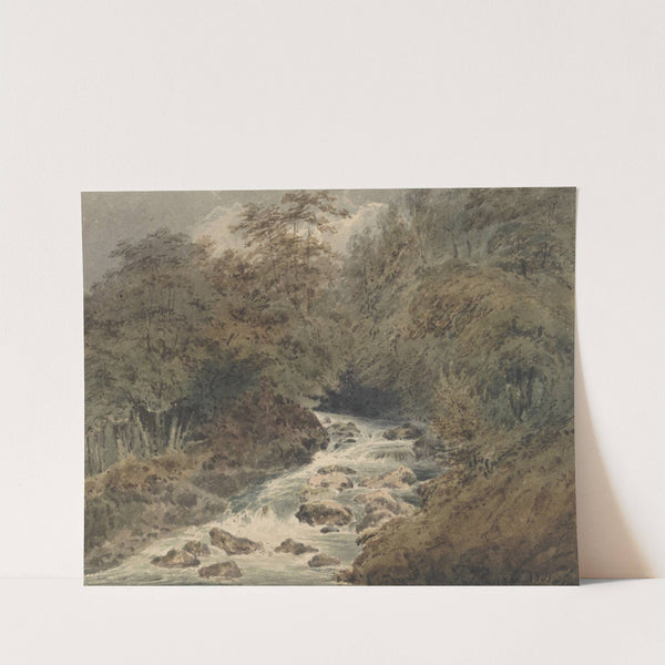 A Mountain Stream by François Louis Thomas Francia
