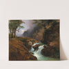 A Mountain Stream, Landscape in Schoppernau (1846) by Anton Hansch