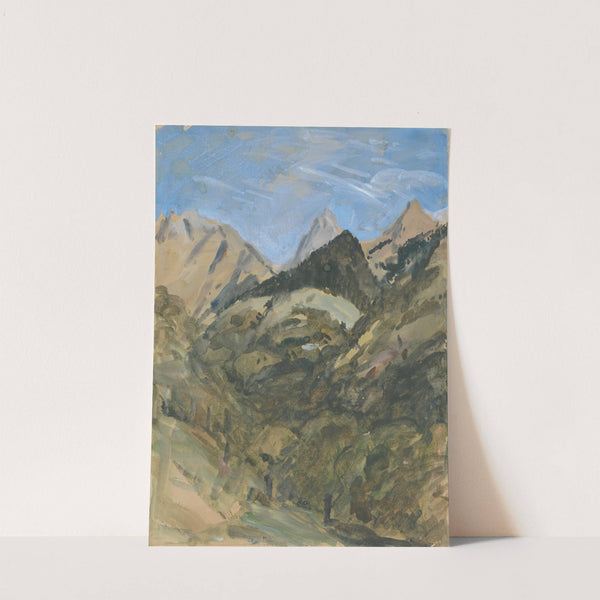 A Mountain View by Hercules Brabazon Brabazon