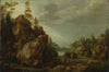 A Mountainous River Landscape with Tobias and the Angel (ca. 1618)