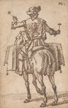 A Mounted Drummer from the Back