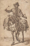 A Mounted Drummer from the Front