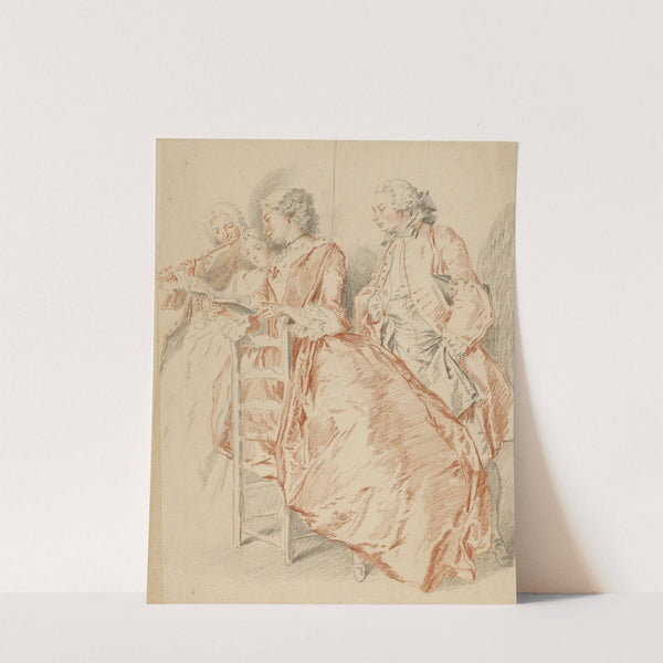 A Music Party (1738) by Jacques André Portail