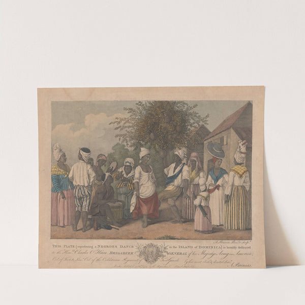A Negroes Dance in the Island of Dominica (1779) by Agostino Brunias