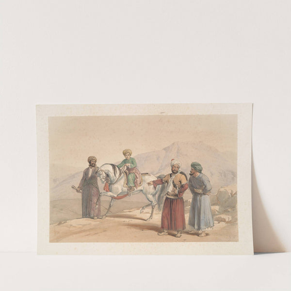 A nephew of Dost Mahomed Khan, on the celebrated horse (1843) by James Atkinson