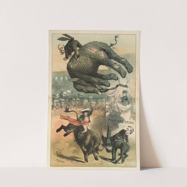 A new bull in the ring (1882) by Friedrich Graetz