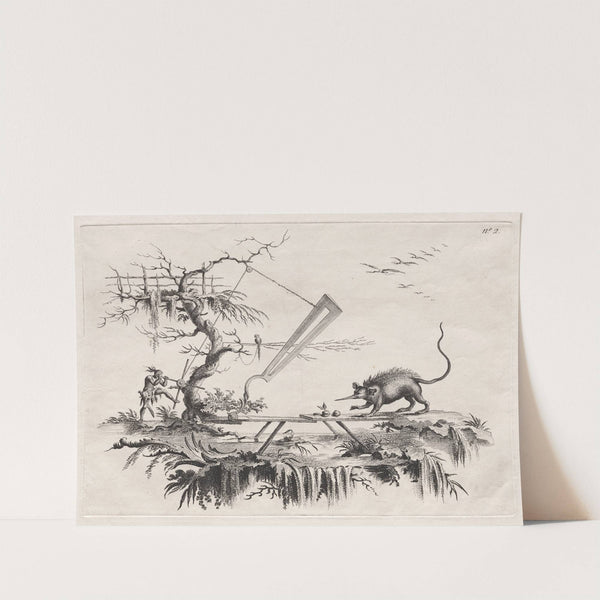 A new device to cleave wild beasts from Head to Tail (1769) by Filippo Morghen