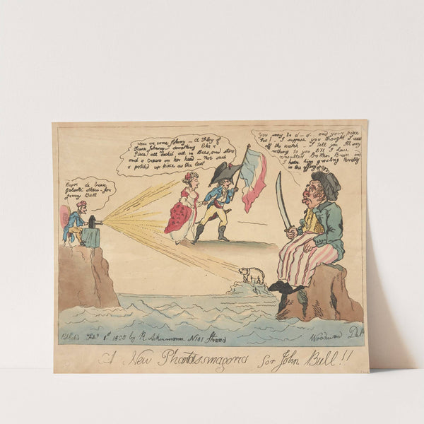 A new phantasmagoria for John Bull!!. (1805) by George Moutard Woodward