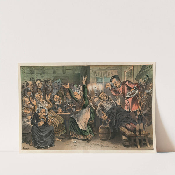 A new way of ‘waking’ the Democratic shaughraun (1883) by Bernhard Gillam