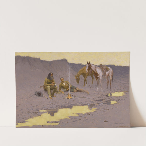 A New Year On The Cimarron by Frederic Remington