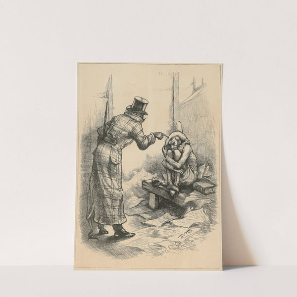 A New Year’s call (1882) by Thomas Nast