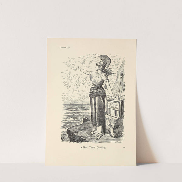 A New Year's Greeting by Sir John Tenniel