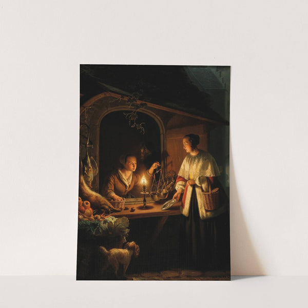 A Night Market by Henri de Braekeleer