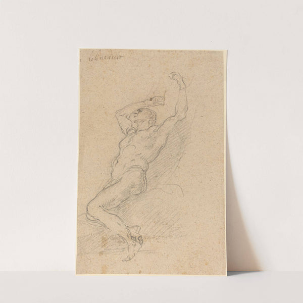 A Nude Man Chained to a Rock by Francesco Solimena