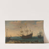 A number of East Indiamen off the Coast (The Mauritius and other East Indiamen Sailing out of the Marsdiep) (c. 1600 - c. 1630) by Hendrik Cornelisz. Vroom