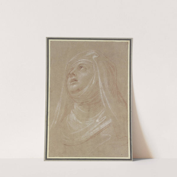 A nun's bust by Nicolas Guibal