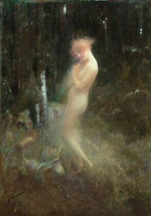 A nymph and forest fairies — size preview
