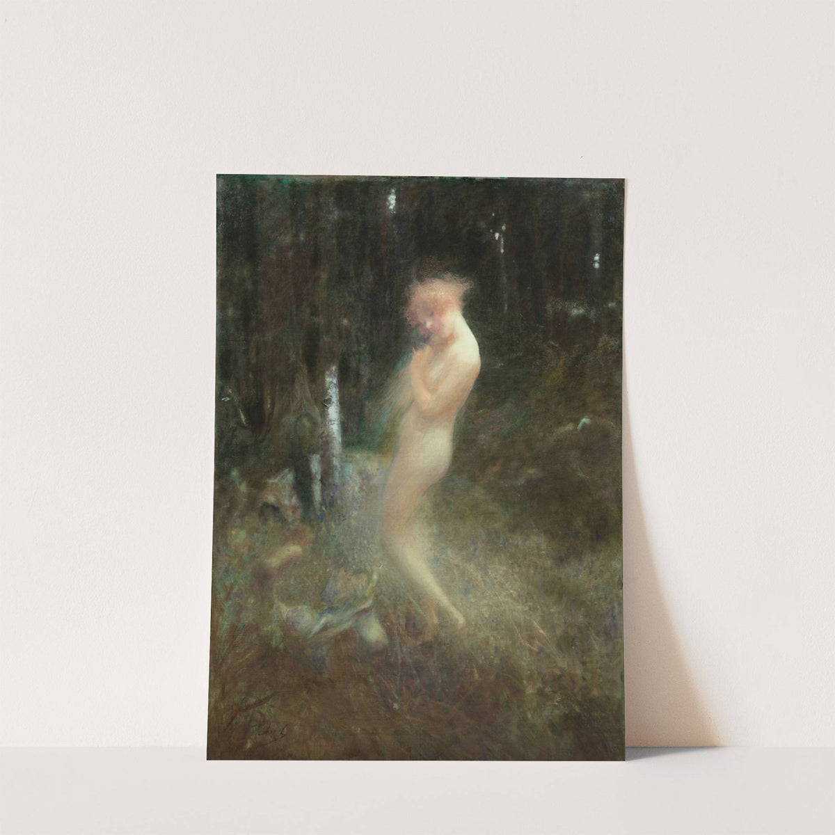 A nymph and forest fairies by Georges Picard
