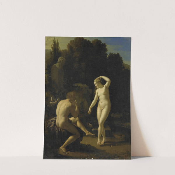 A Nymph Dancing to a Shepherd’s Flute (1718) by Adriaen van der Werff