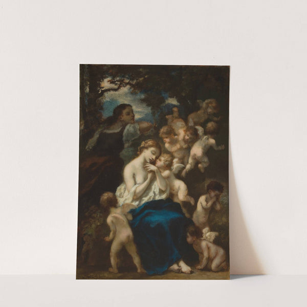 A nymph with cupids (1851) by Narcisse-Virgile Diaz de La Peña
