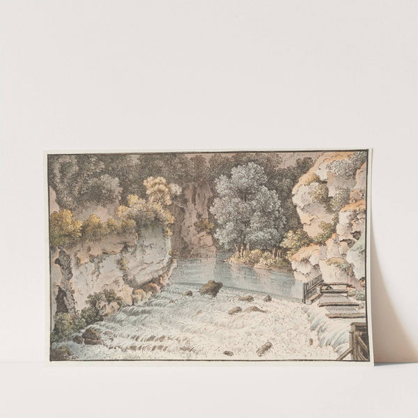 à Orbe by Johann Ludwig Aberli