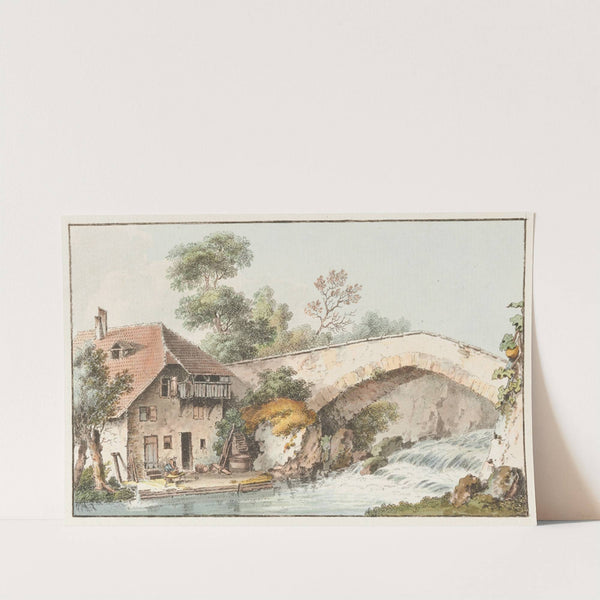 à Orbe. by Johann Ludwig Aberli