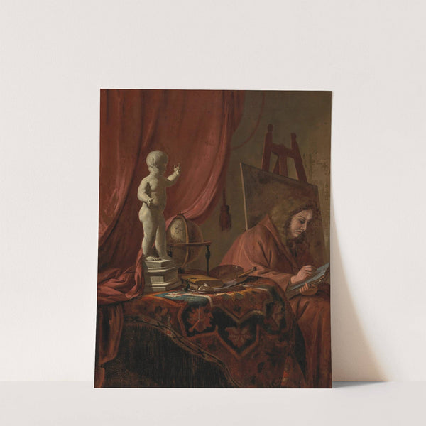 A painter in his studio by Gerrit Adriaensz. Berckheyde