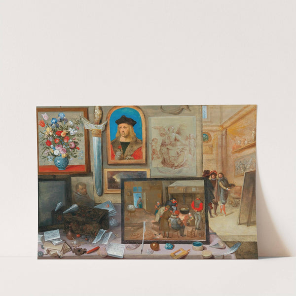 A Painter In His Workshop by Hieronymus Francken II