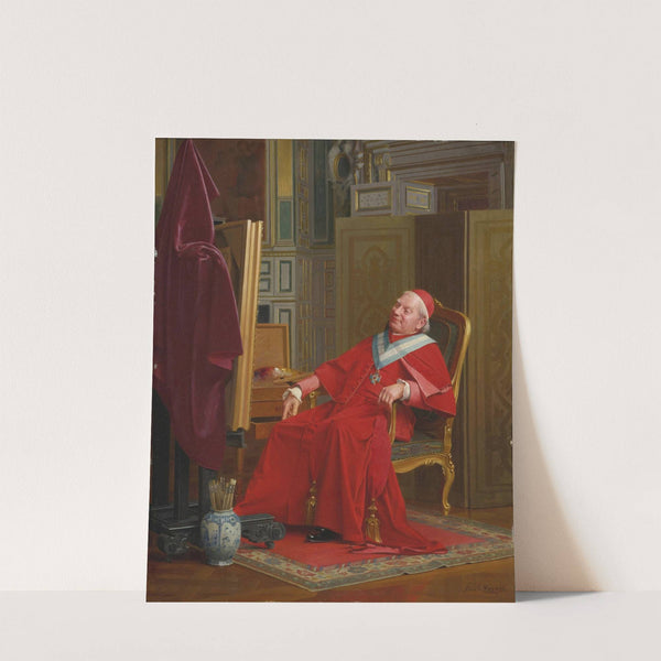 A Painting Cardinal by Emile Meyer