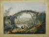 A Pair Of River Landscapes With Figures Approaching A Bridge