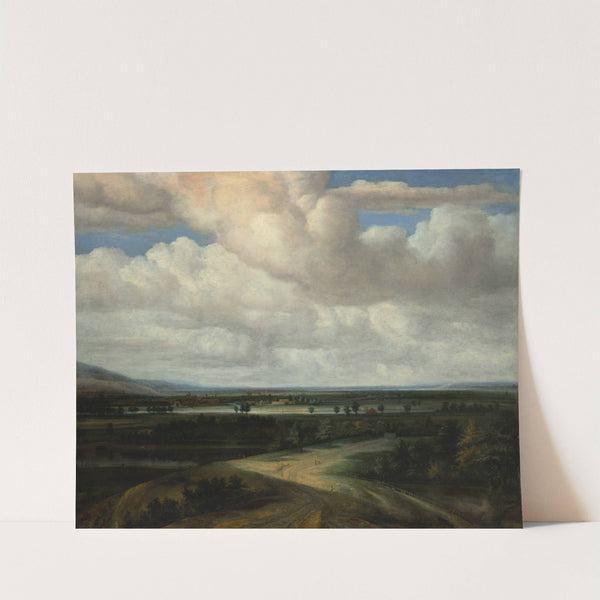 A Panoramic Landscape with a Country Estate by Philips Koninck