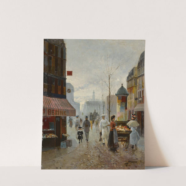 A Paris Street Scene by José María Jardines