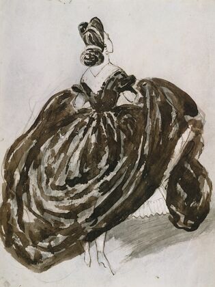 A Parisienne Seen from the Back