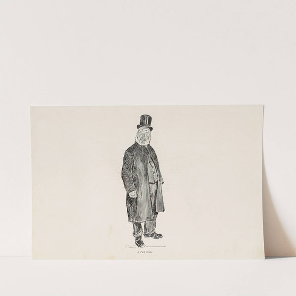 A Park Orator (1897) by Charles Dana Gibson