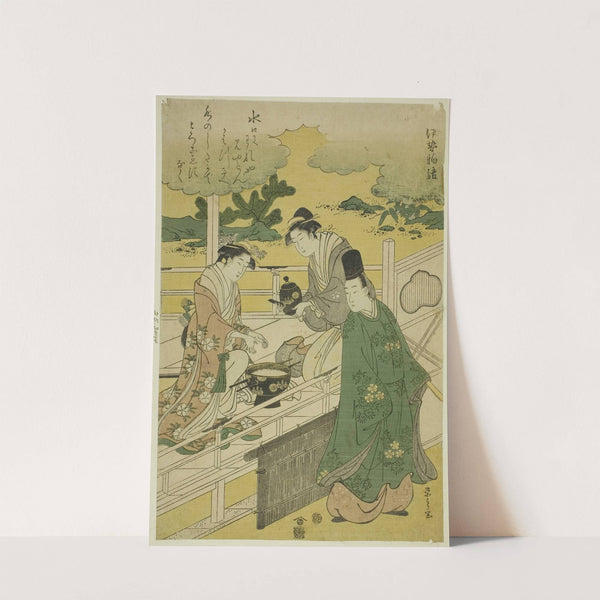 A Parody of the Tales of Ise (c. 1789-95) by Chōbunsai Eishi