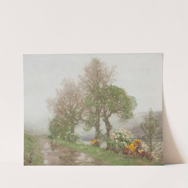 A path beside the river by George Houston