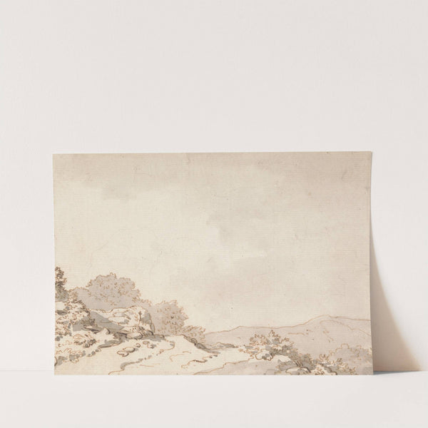 A Path on a Hilltop by Philip James de Loutherbourg