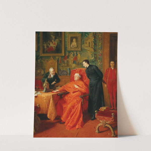 A patron of the arts by Eduard von Grützner