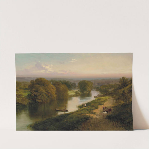 A Peaceful Day On The River by George Cole