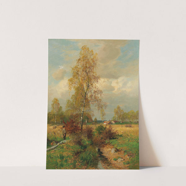 A Peasant at the Edge of the Woods by Otto Strützel