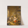A Peasant Family at Home by Johann Andreas Herrlein