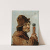 A Peasant holding a Glass by David Teniers The Younger