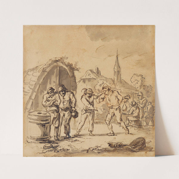 A Peasant Scene by Haarlem School