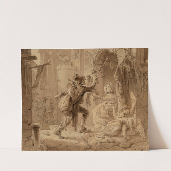 A peddler by Antonio Porcelli