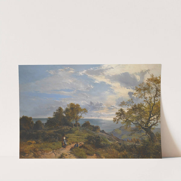 A Peep At The Sea, Fairlight Glen by Sidney Richard Percy